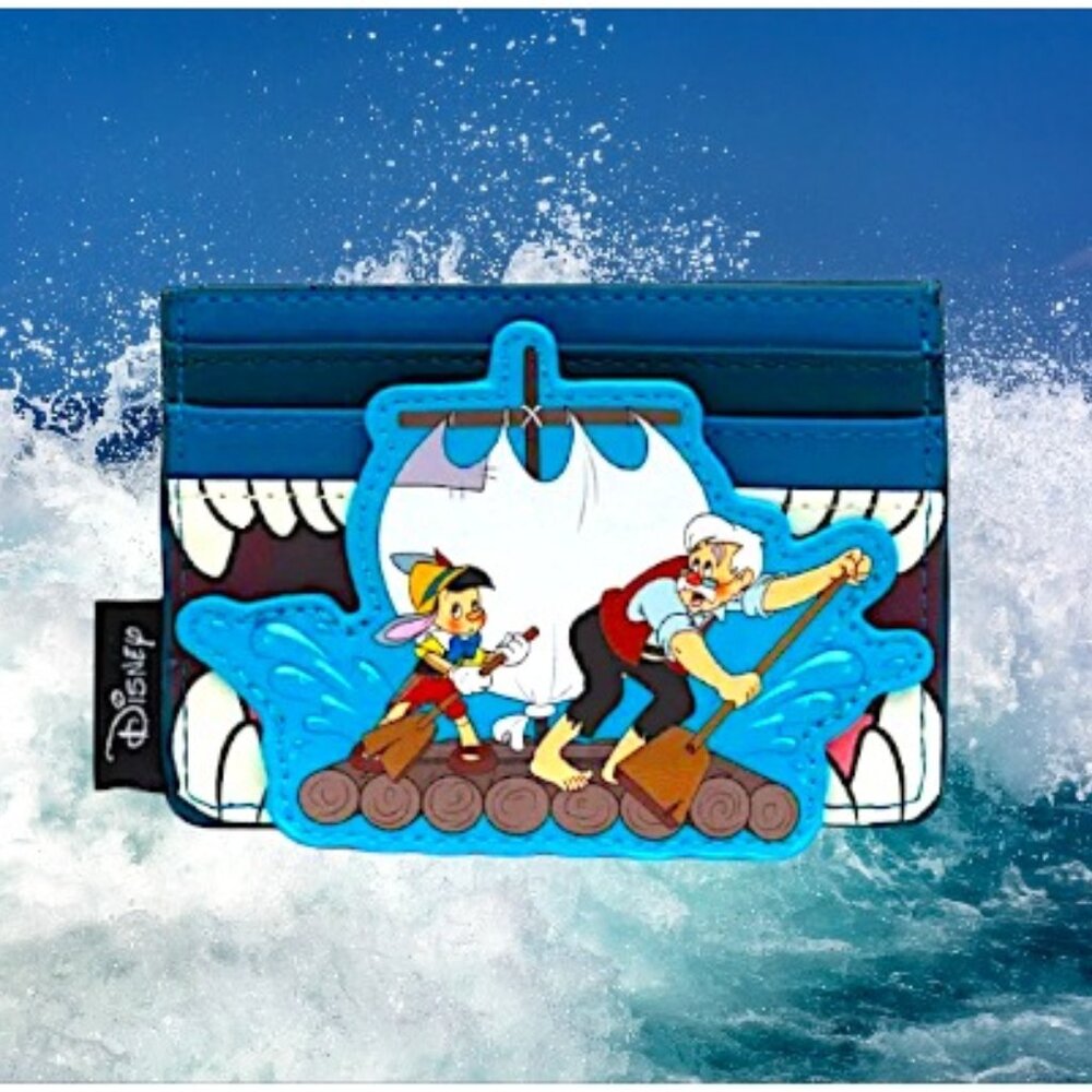 Loungefly 🆕️ Pinocchio (1940) Monstro Card Holder 🐋